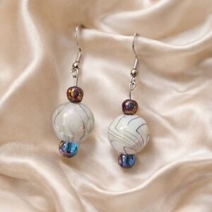 Elegant Hamdmade Multicolor Dangle Earrings